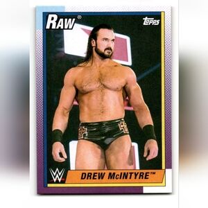 Drew McIntyre 🔥 WWE Wrestling Trading Card 🏆 WWE Champion 🔥 Scottish Warrior